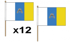 Canary Islands Hand Flags